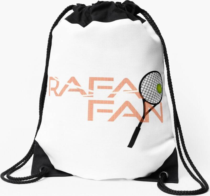 Famgem Drawstring Bag Rafael Nadal Fan Sport Gym Shoe Backpack