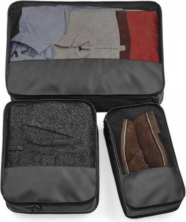 BagBase Escape Packing Cube Set One Size Black