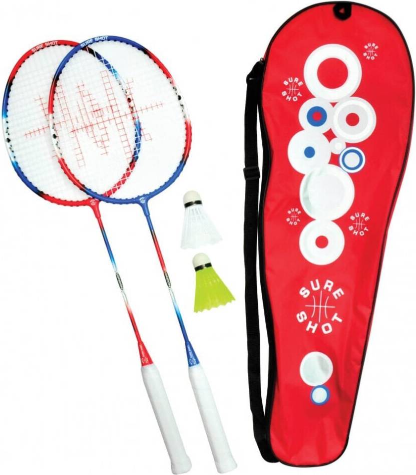 Sure Shot London Senior 2 Player Racket and Play Set 2 Rackets 2 Shuttles Case