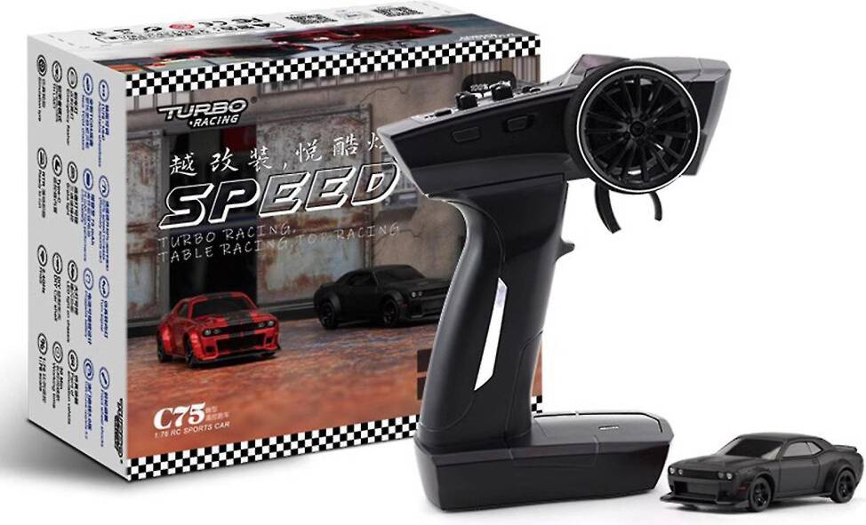 Turbo racing Turbo Racing 1:76 C64 Drift Rc Car With Gyro Radio