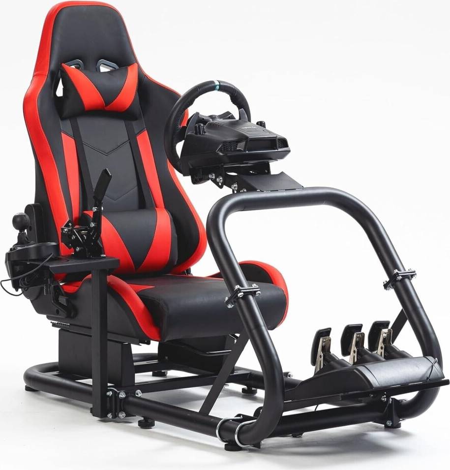 Logitech g920 Hottoby Racing Simulator Cockpit Stand with Seat Fit Logitech G29 G920 G923 GPRO