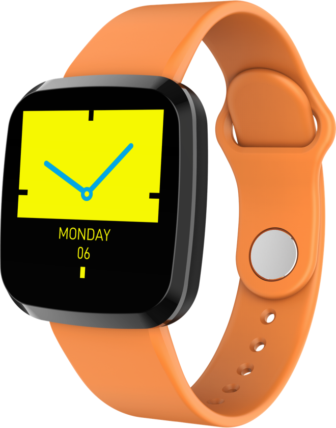 Greenzech Integrated Body IPS Screen 24h Heart Rate O2 IP68 200mAh Message Data Storage Smart Watch