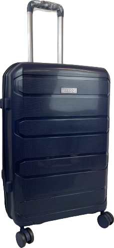PP 8 Wheel Hard Shell Suitcase Blue