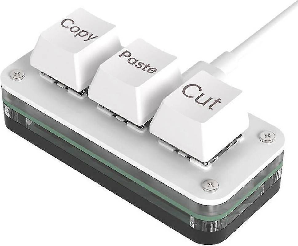 Hiigyl Rgb 3 Keys Mini Keypad Programming Macro Keyboard