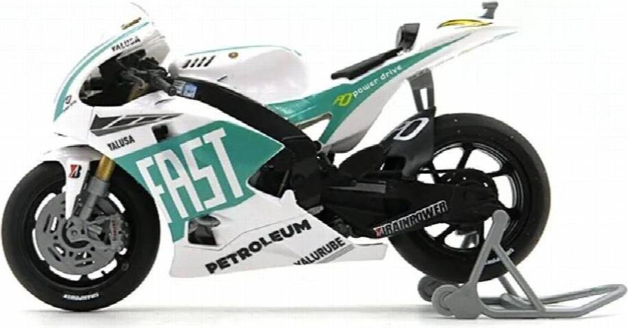 Maxpower 4D 1/18 Road Motorcycle Racing YZR-M1 Simulation Assembly Model Pose