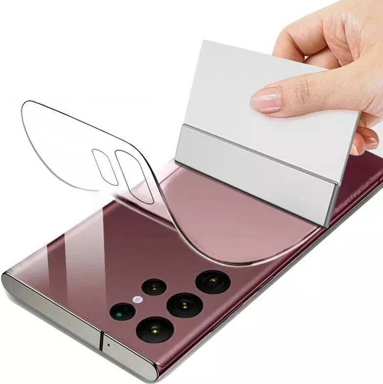 FoneFunShop Hydrogel Back Protector Compatible With S25 Plus Back Clear