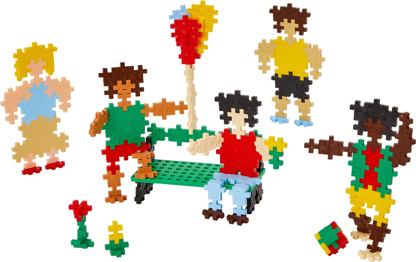 Plus Plus Bricks Learn To Build People 2400EL