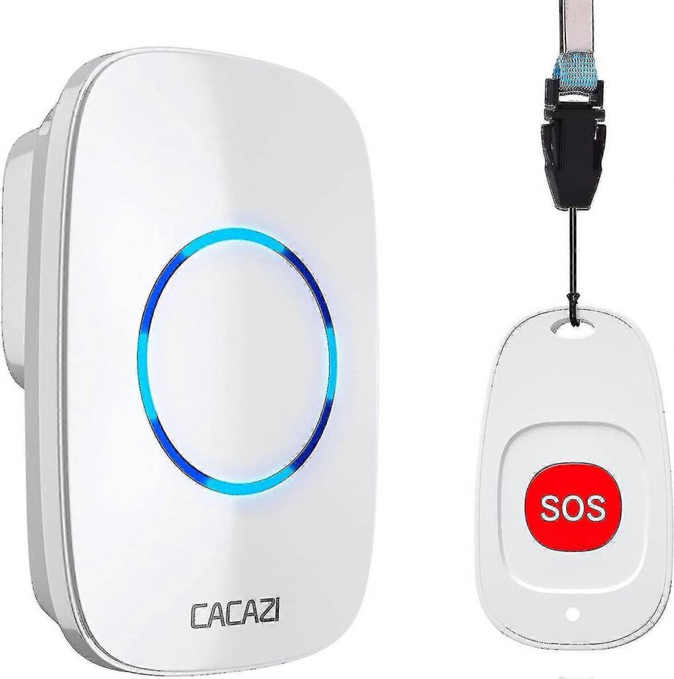 Kikidex Caregiver Pagers Wireless Call Button Alert System