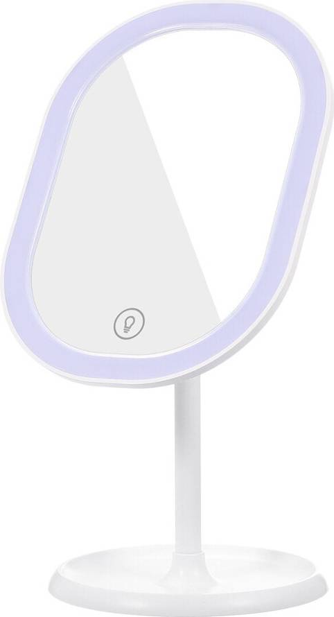 Greenzech Professional Makeup Mirror with LED Light USB Charging - 180 Rotation