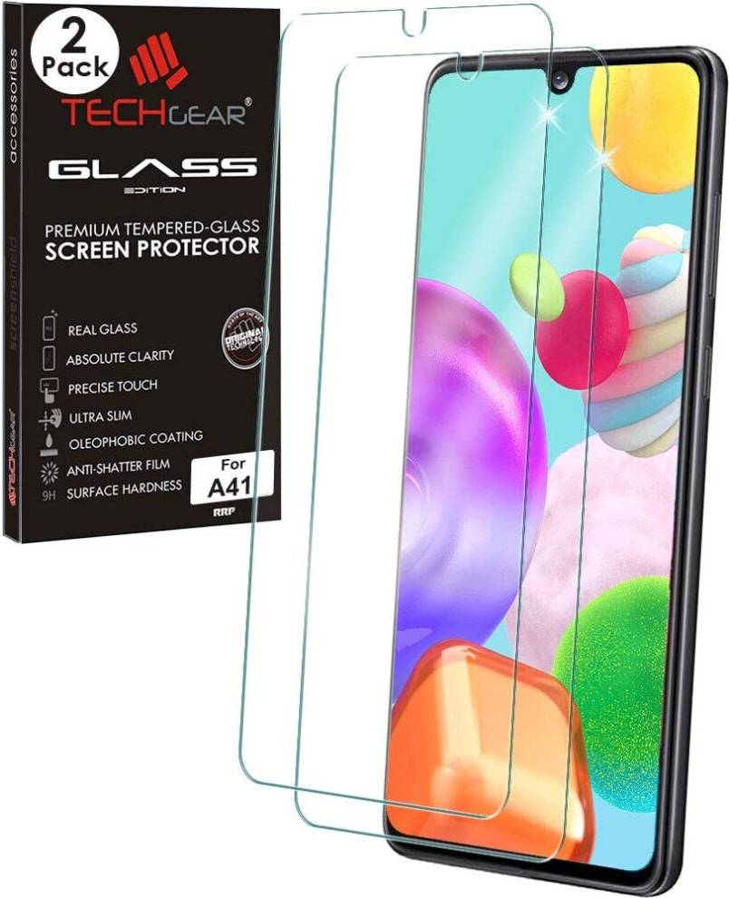 TechGear 2 Pack Glass Edition Tempered Glass Screen Protector Covers