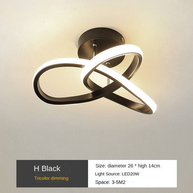 Flemye 3 Color Modern Lamp Square LED Ceiling Lights Ceiling Flush Light