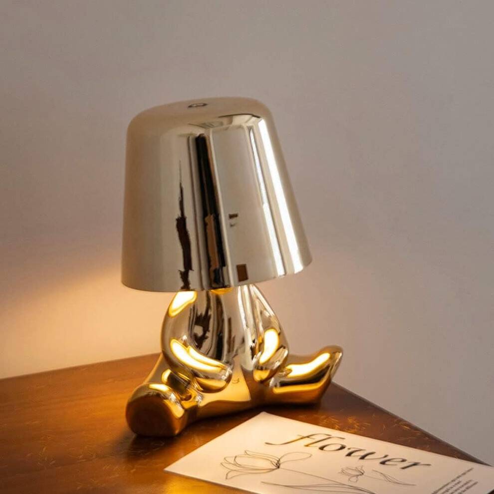 Dimmable touch bedside lamp Ebern Designs Dimmable LED Touch Control Table Light Wireless USB Rechargeable Bedside Lamp Table Lamp