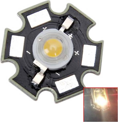 3W High Power Star LED Light Lamp Bulb