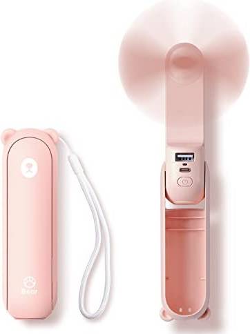 Jisulife Handheld Fan 3 In 1 Mini USB Rechargeable