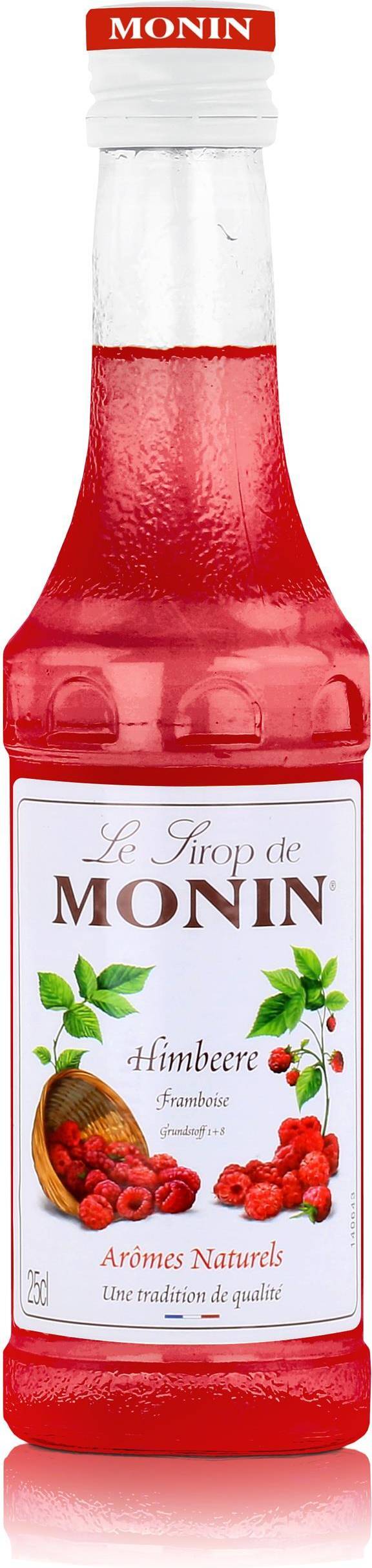 Monin Raspberry Syrup For Cocktails 250ml 25cl