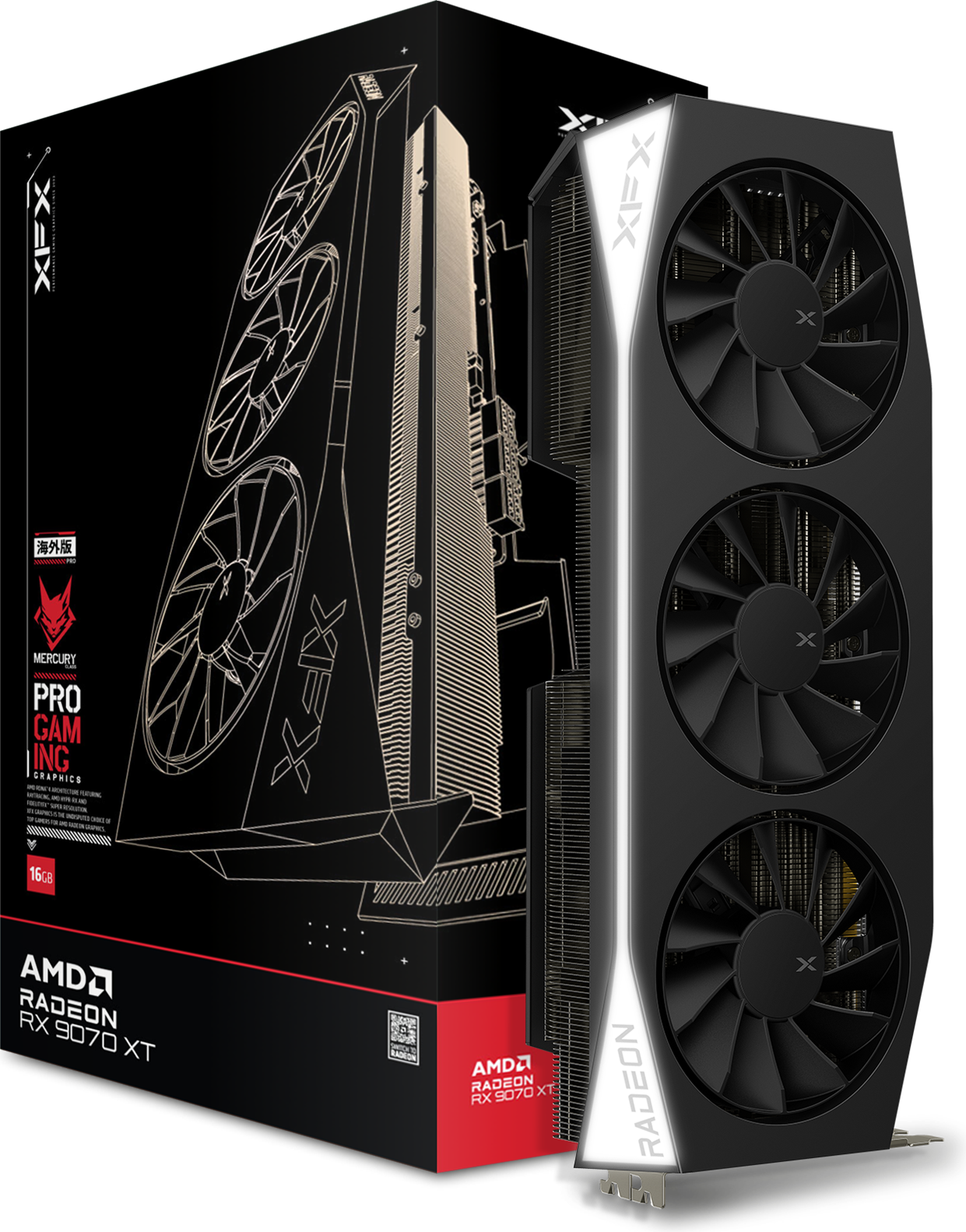Mercury Radeon RX 9070 XT Gaming Edition 16GB