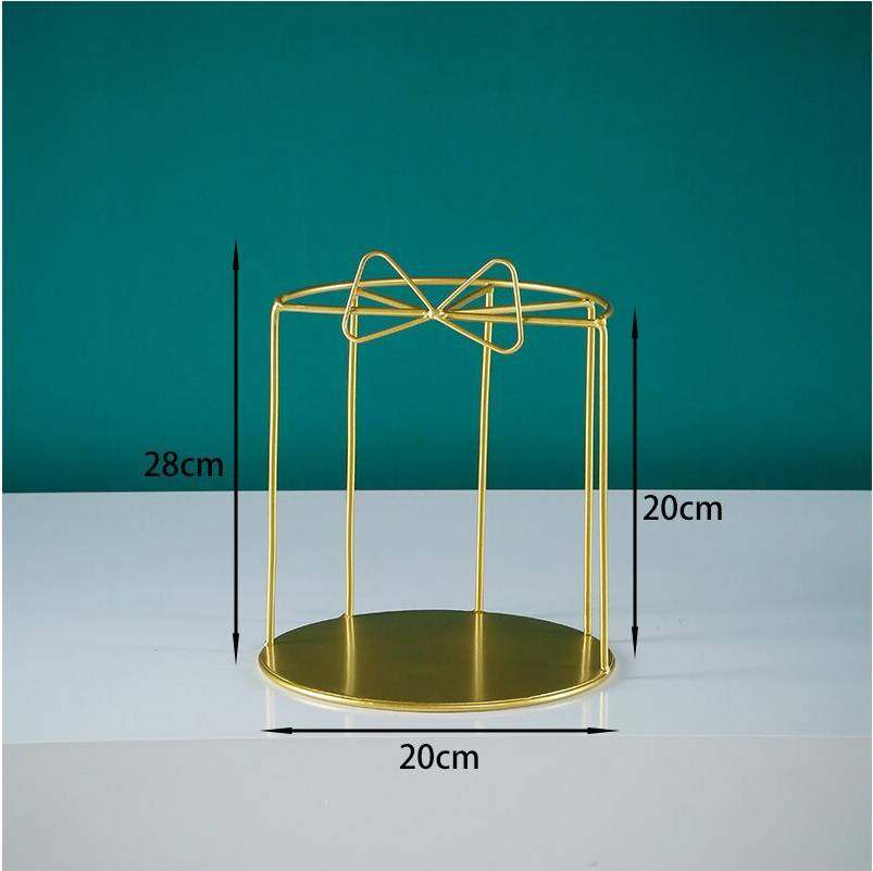 Stable Metal Dessert Table Topper Display