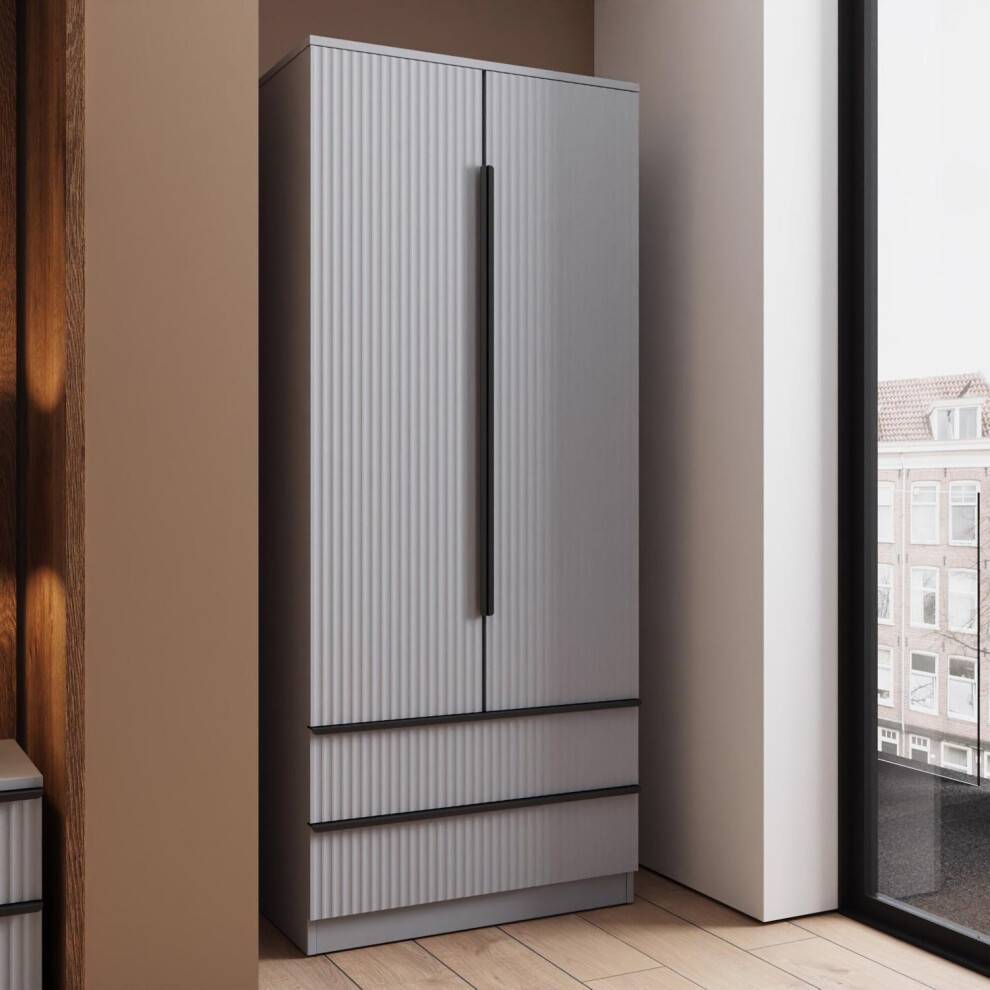 2 Door 2 Drawer Ripple