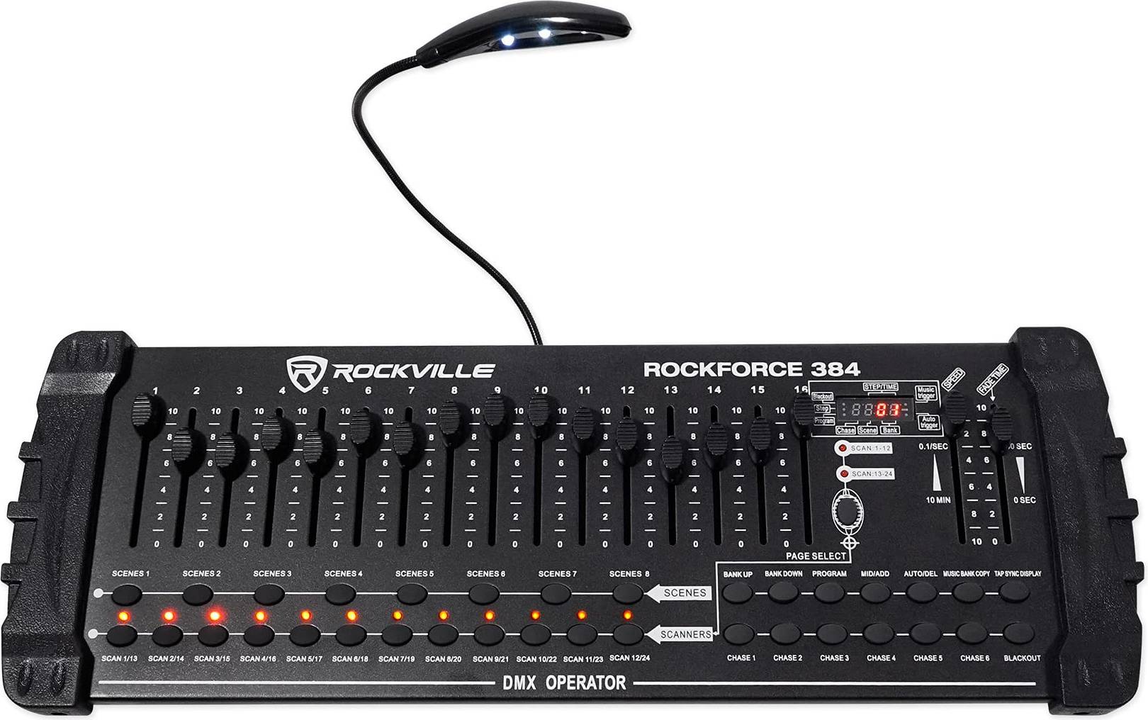 Rockville ROCKFORCE 384 Channel Fog DMX Lighting Controller
