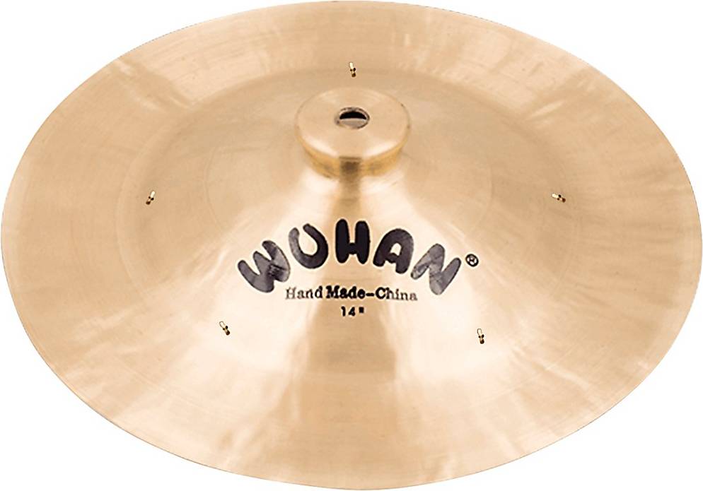 Wuhan China Cymbal With Rivets 14 In