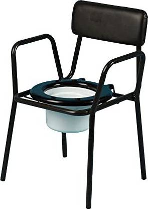 Commode toilet chair Days Stacking Commode Toilet Chair With Pan