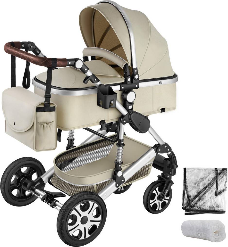 tectake Foldable 5 Point Harness Grey