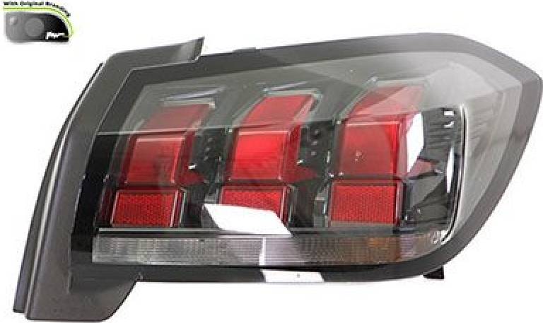 Van Wezel Rear Light Left With Lettering