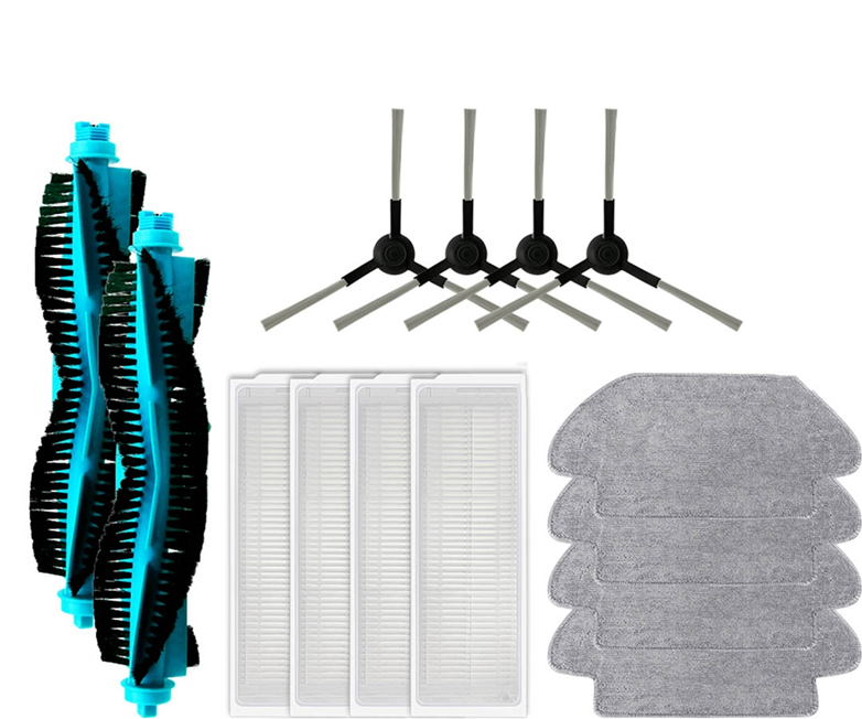 Spactz Main Side Brush Filter Mop Cloth Rag Replacement Accessory