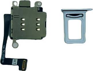 FoneFunShop Dual Sim Reader And Sim Tray Compatible With iPhone 15 Blue