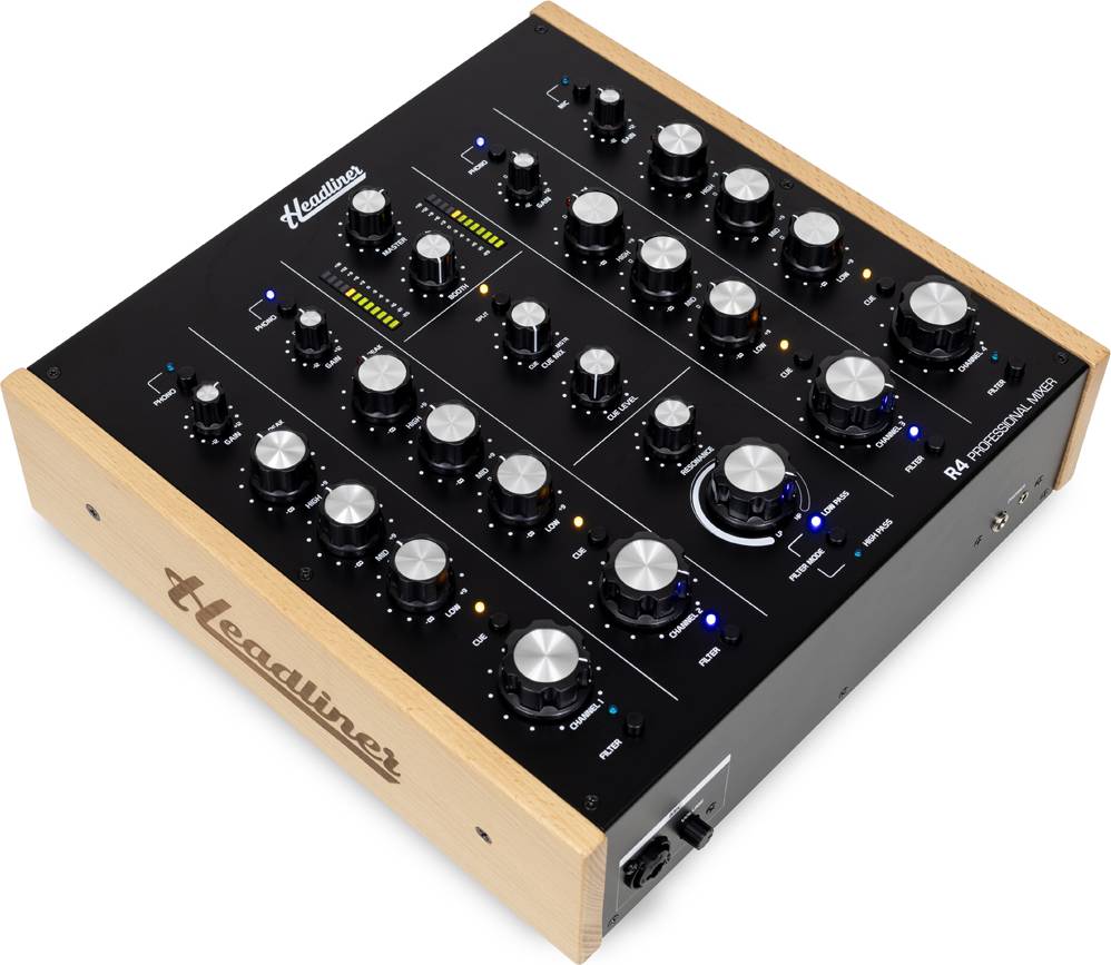Headliner R4 4-Channel Rotary DJ Mixer
