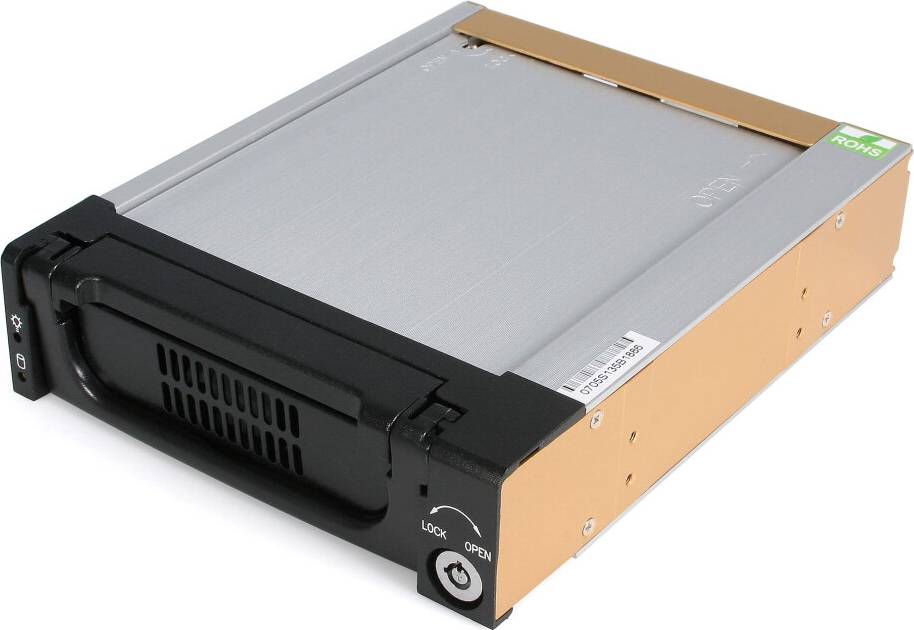 StarTech 5.25 in Rugged SATA Hard Drive Mobile Rack Drawer DRW150SATBK