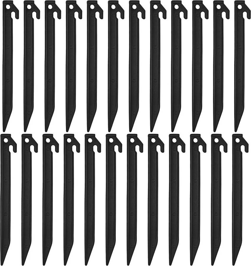 24 Pieces Plastic Inflatable Stakes 8.8 Inch Yard