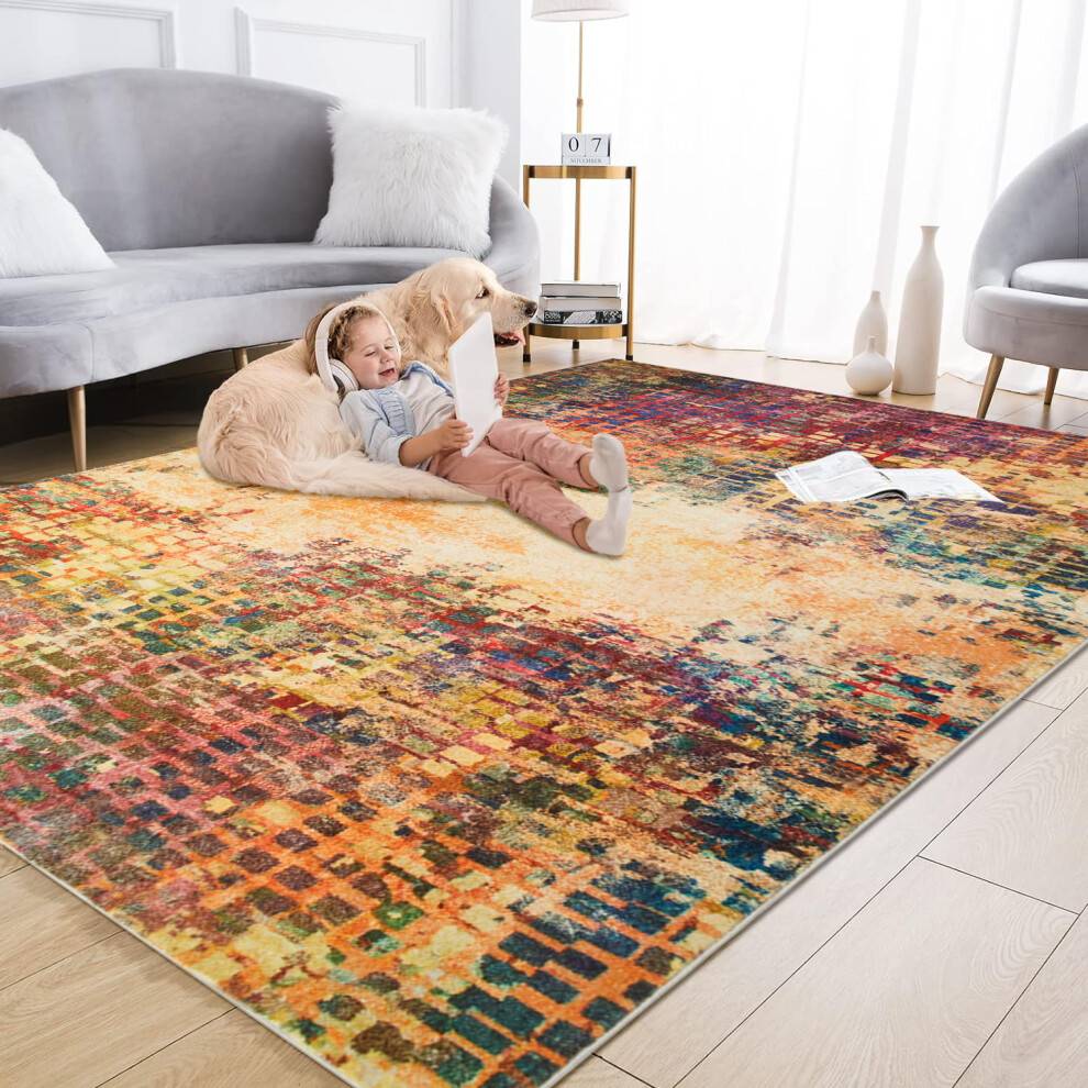 Extra large rugs for living room Vibrant 240 x 320 cm Extra Large Rug