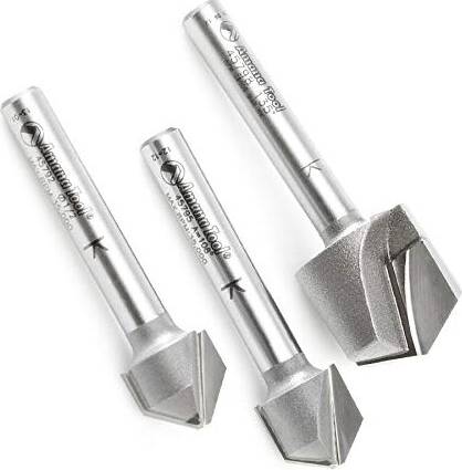 Router bit set Amana V-Groove Router Bit Set AMS-140