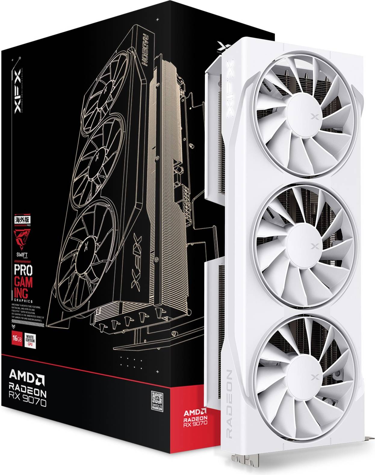 Swift AMD Radeon RX 9070 OC Triple Fan Gaming