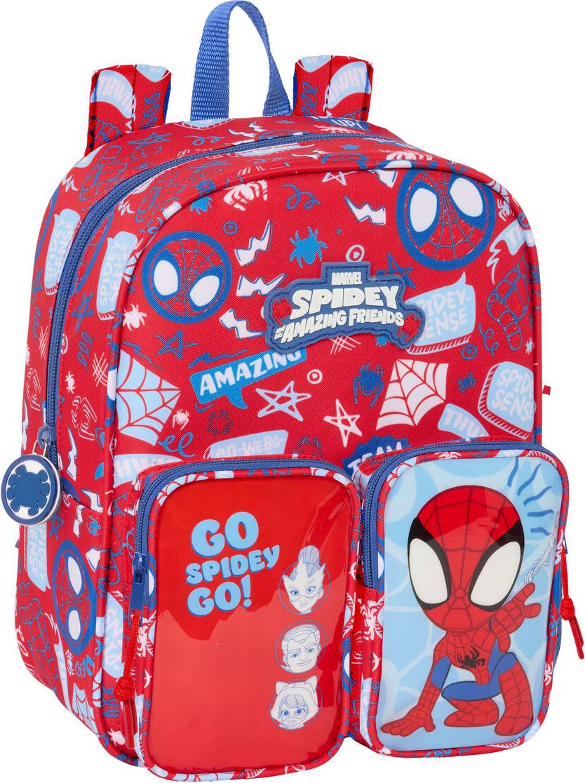 Cartable With Pockets Spidey Rescue