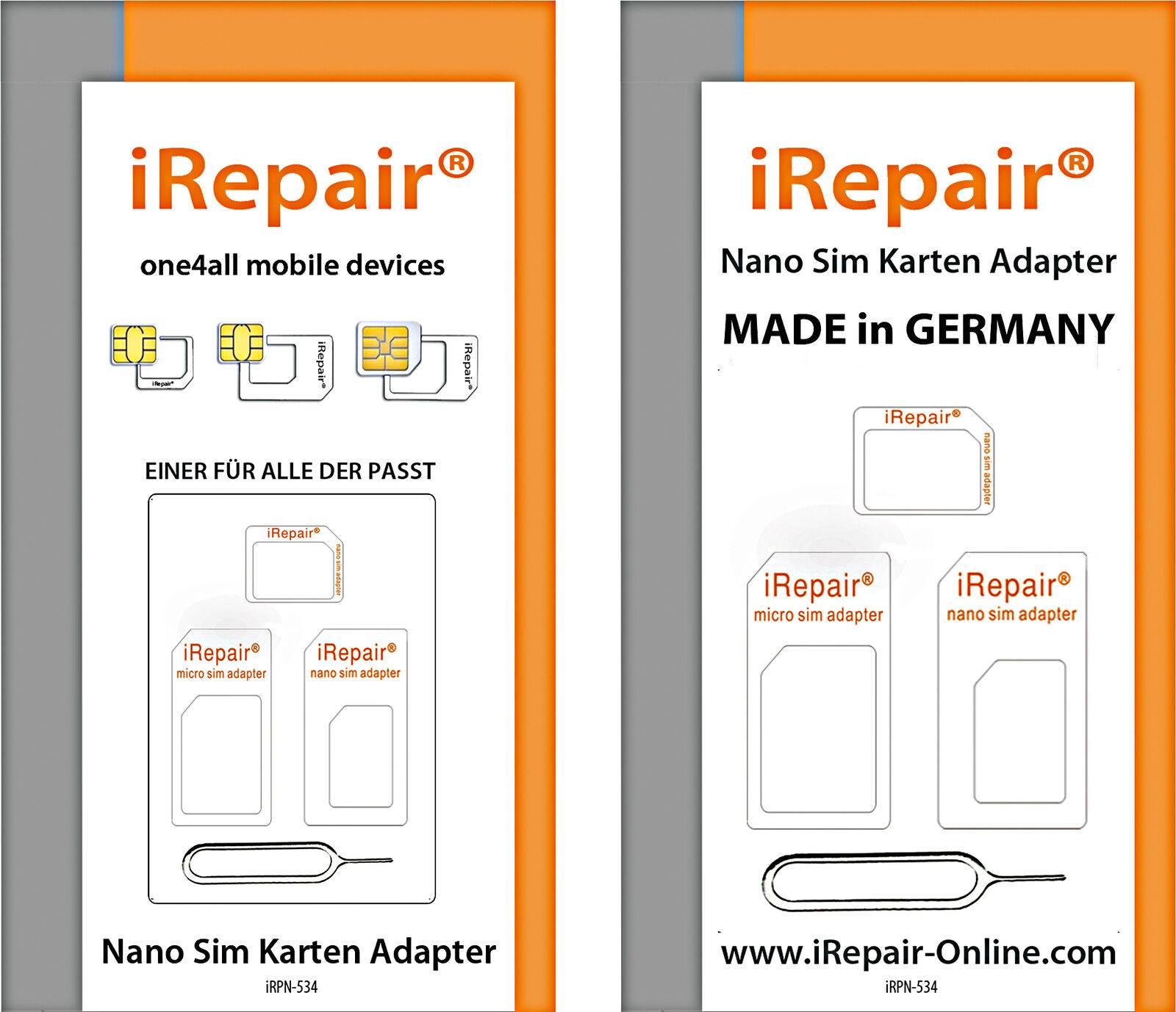 Nano Sim Karten Adapter Set