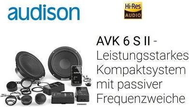 Car speaker system Audison Voce II AVK 6 S II 6.5-Inch Component Car Speaker System