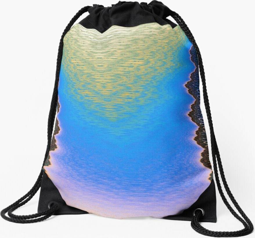 Famgem Drawstring Bag Inlet Sport Gym Shoe Backpack