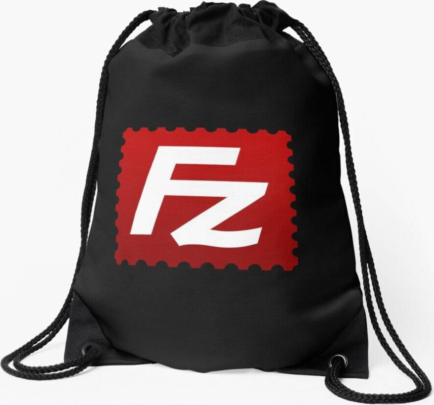 Famgem Drawstring Bag FileZilla Sport Gym Shoe Backpack