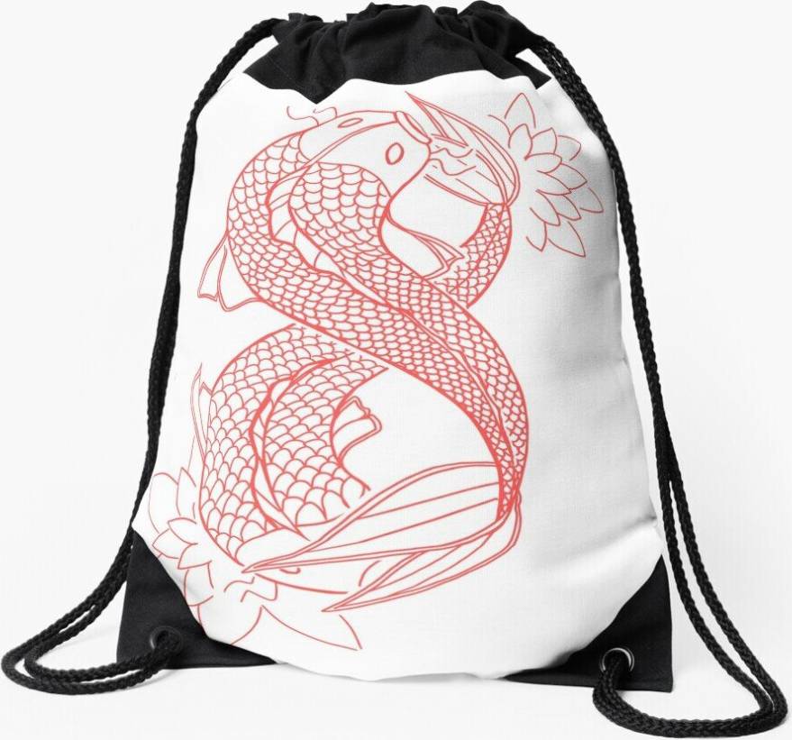 Famgem Drawstring Bag InFINity Sport Gym Shoe Backpack