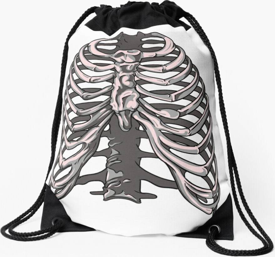 Famgem Drawstring Bag Ribs 5 Sport Gym Shoe Backpack