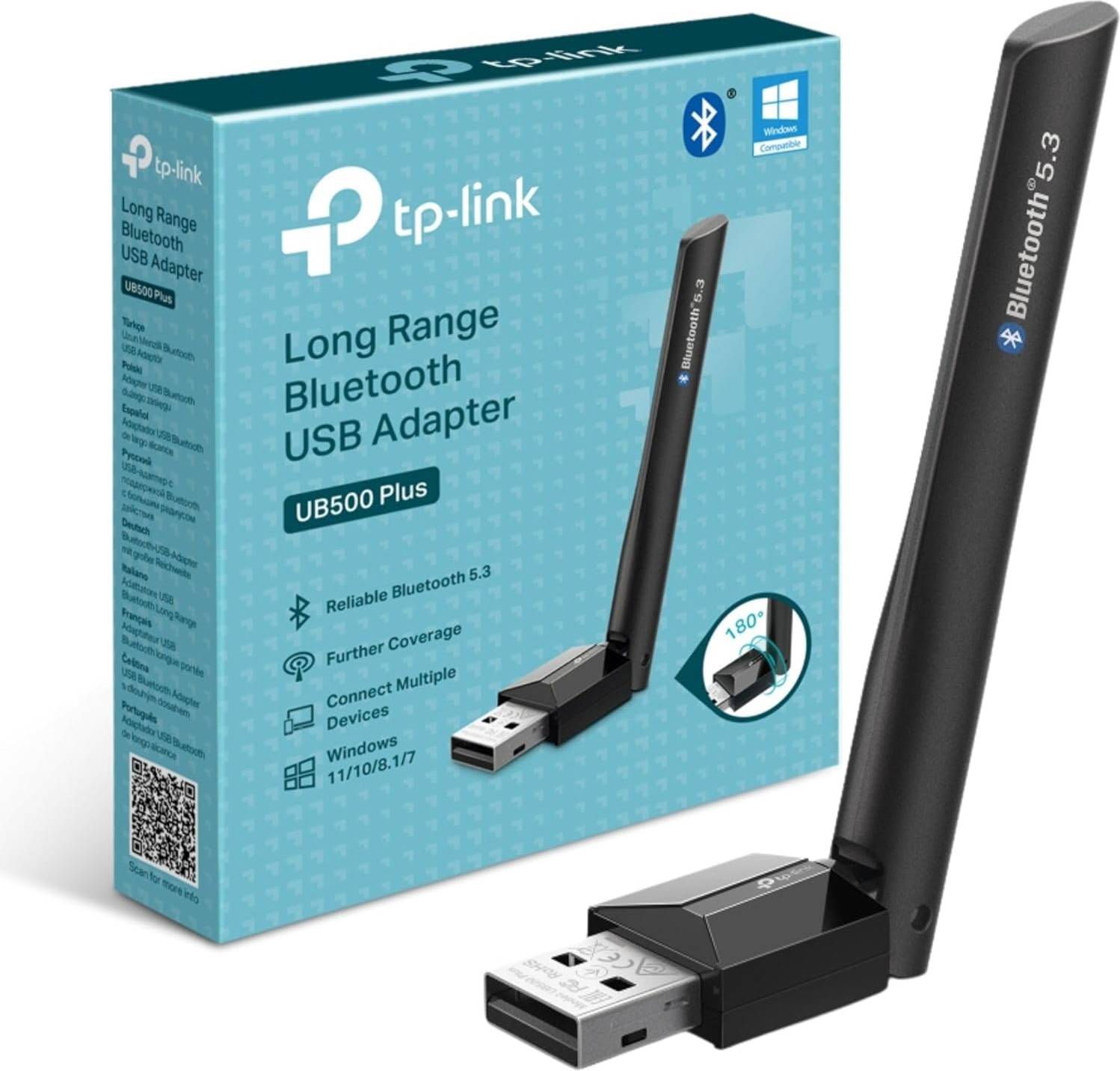 Tp bluetooth TP-Link UB500 Plus Interface Kort Adapter Bluetooth USB