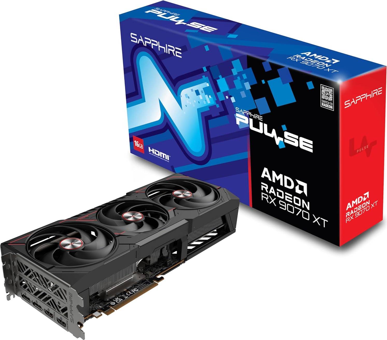 Sapphire Pulse Radeon RX 9070 XT 16 GB GDDR6