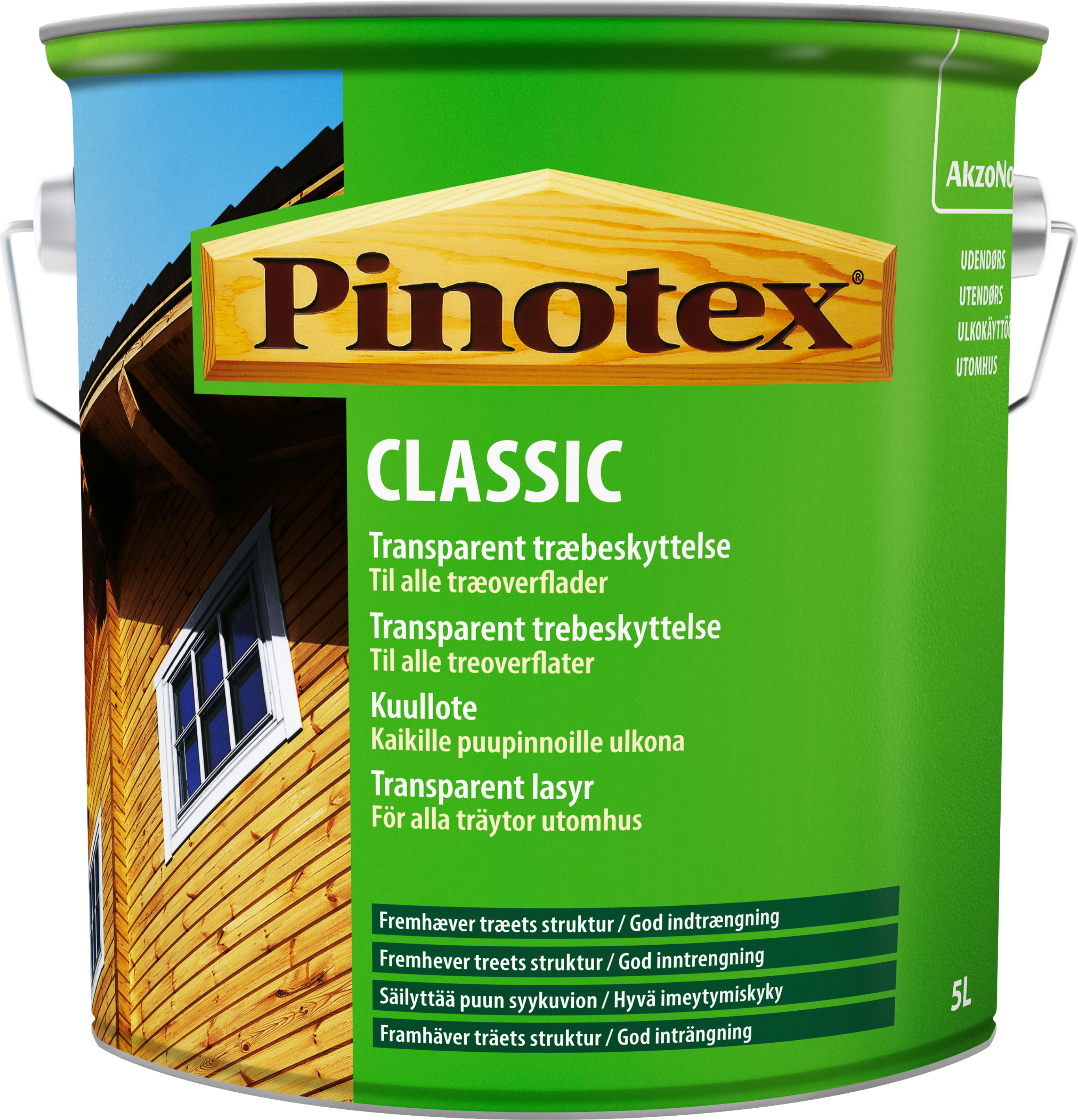 Pinotex Classic Transparent Træbeskyttelse Colorless 5L
