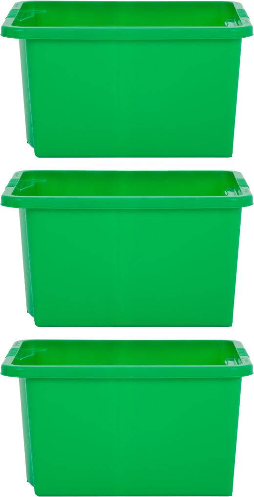 Wham Stack & Store Green 30 qt Storage Box