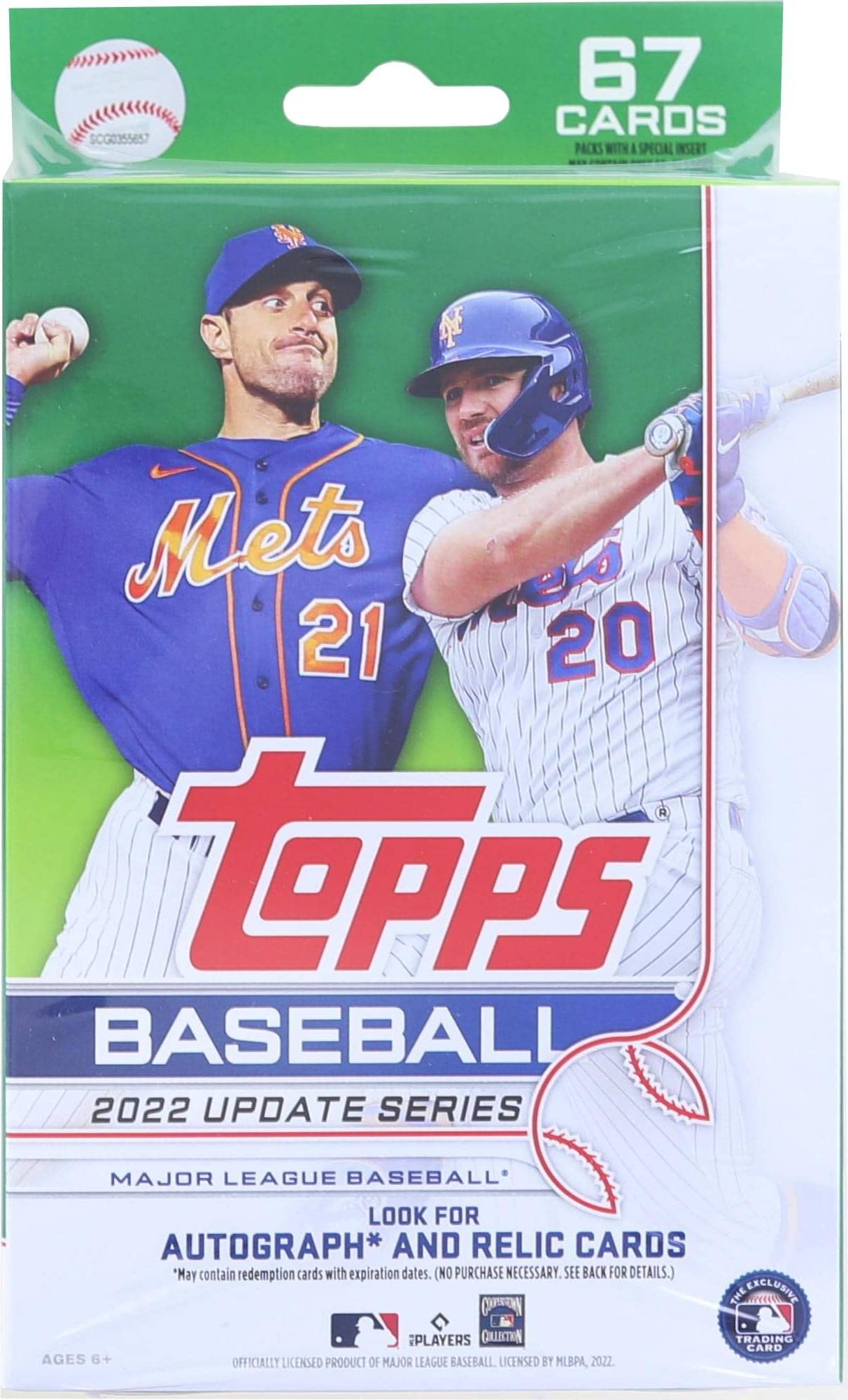 Topps 2022 Baseball Update Series Hanger Box