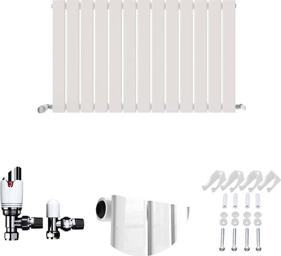 Sloane Designer Horizontal Single Column Flat Panel Radiator 600 x 988 mm