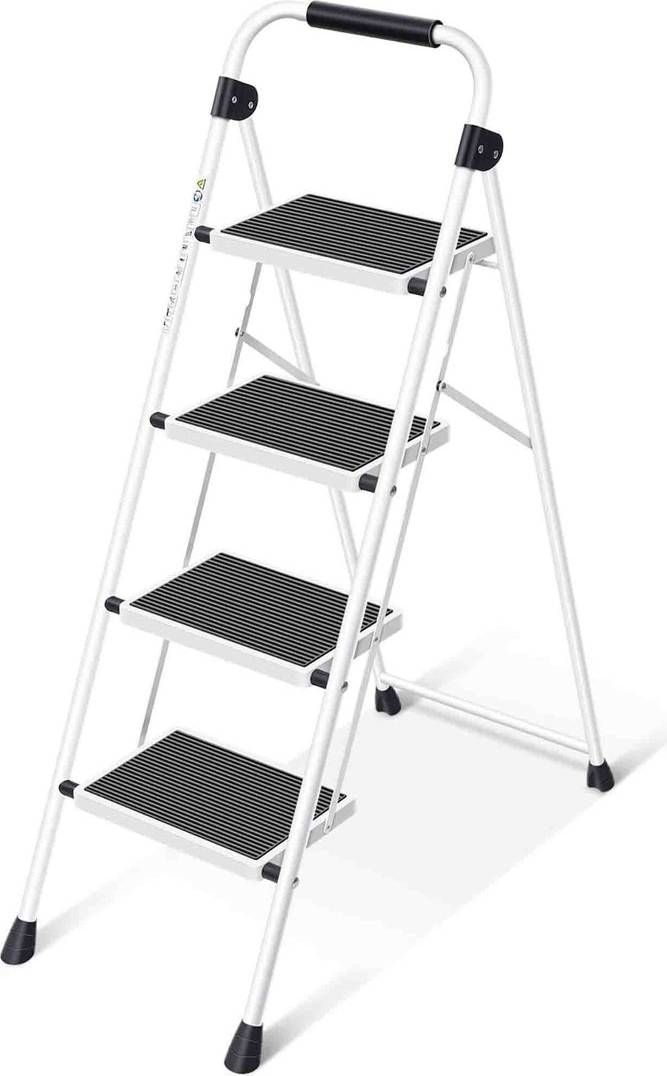 WFX Utility Rubber Step Ladder White