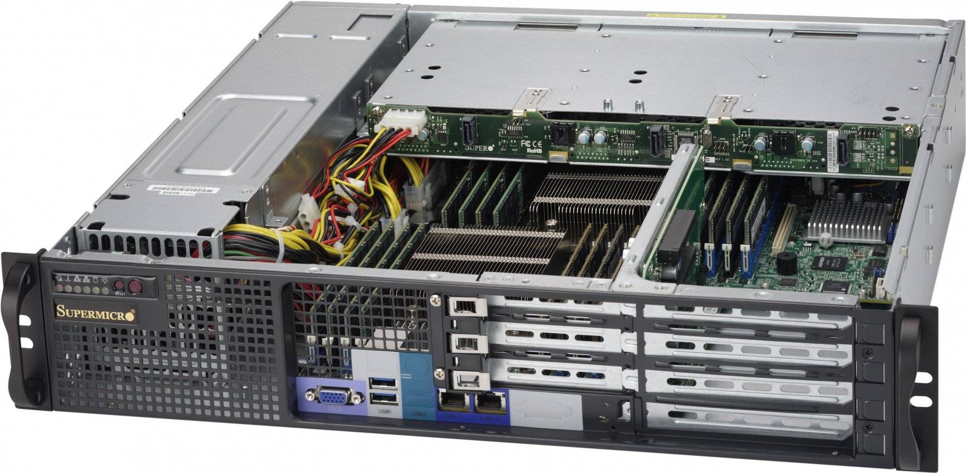 SuperMicro SuperChassis 823MTQC-R802WB Rack Black